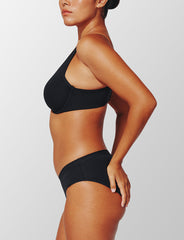Black Organic Cloud Cotton Perfect Coverage Bra