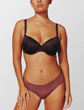 Espresso T-Shirt Bra (Brown)