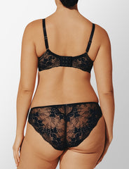 Black All Day Lace T-Shirt Bra