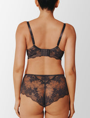 Charcoal All Day Lace T-Shirt Bra (Grey)