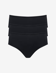 Black High Waist Thong 3 Pack Box