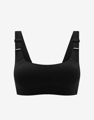 Black TempSync™ Adjustable Sports Bra