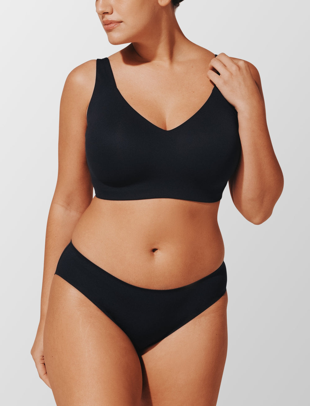 Black ComfortStretch Smoothing Wireless Bra
