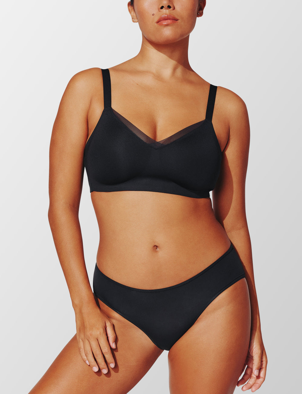 Black Unlined Wireless Minimizer