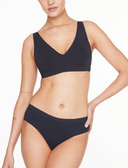 Black Organic Cloud Cotton Wireless Bra