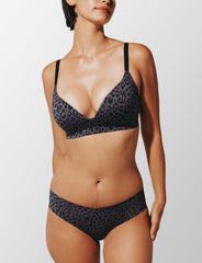 Black Leopard ™ Wireless Push-Up Bra