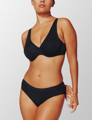 Black Organic Cloud Cotton Perfect Coverage Bra
