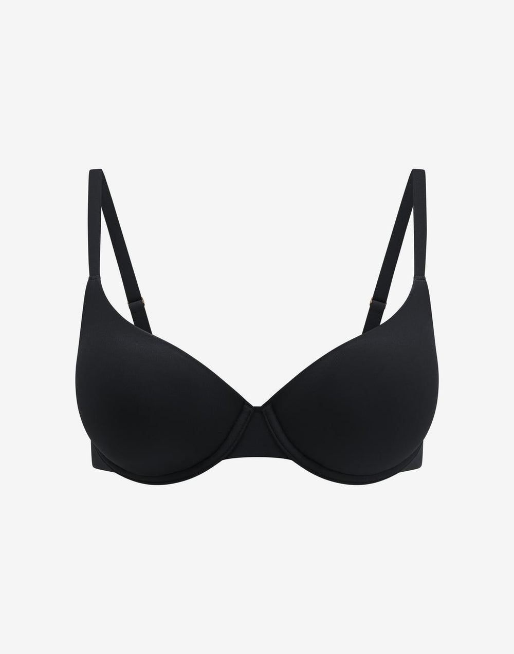 Black ComfortStretch Back Smoothing T-Shirt Bra - Best Back Smoothing & Side Smoothing Bras For All Sizes