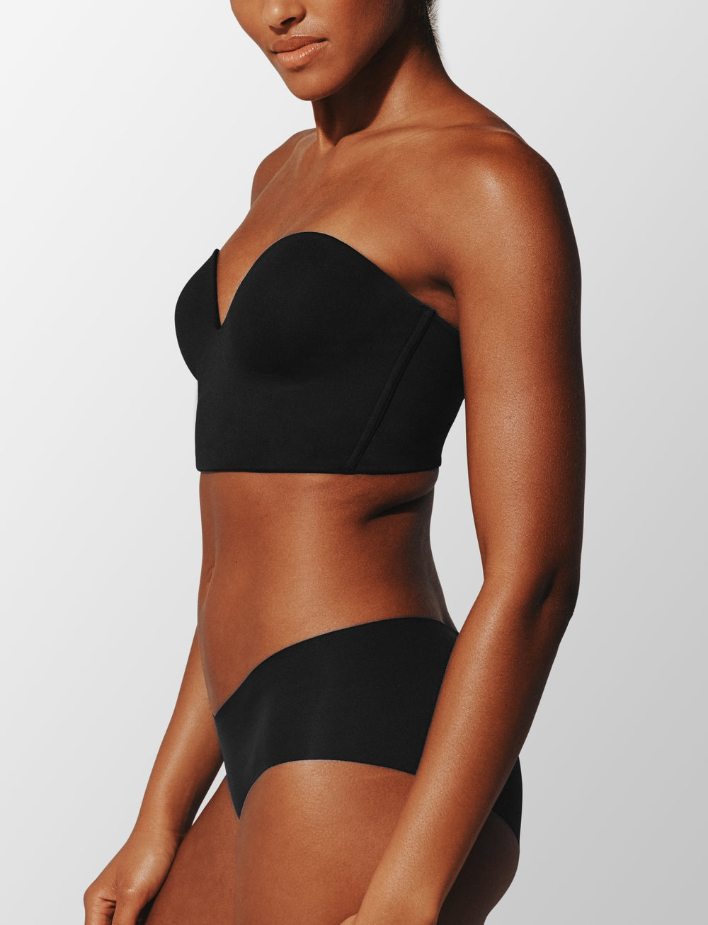 Black ™ Strapless Bustier Bra