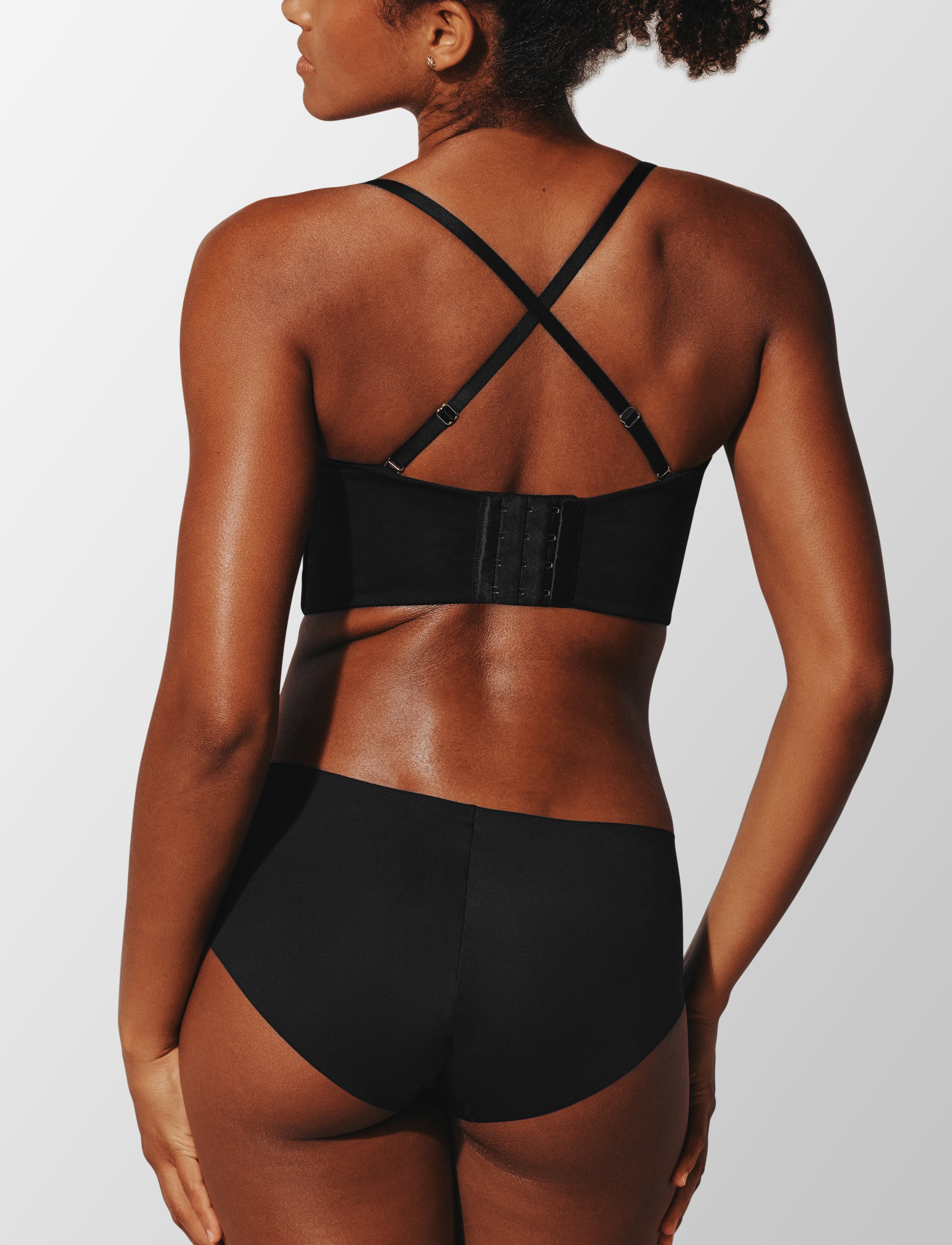 Black ™ Strapless Bustier Bra