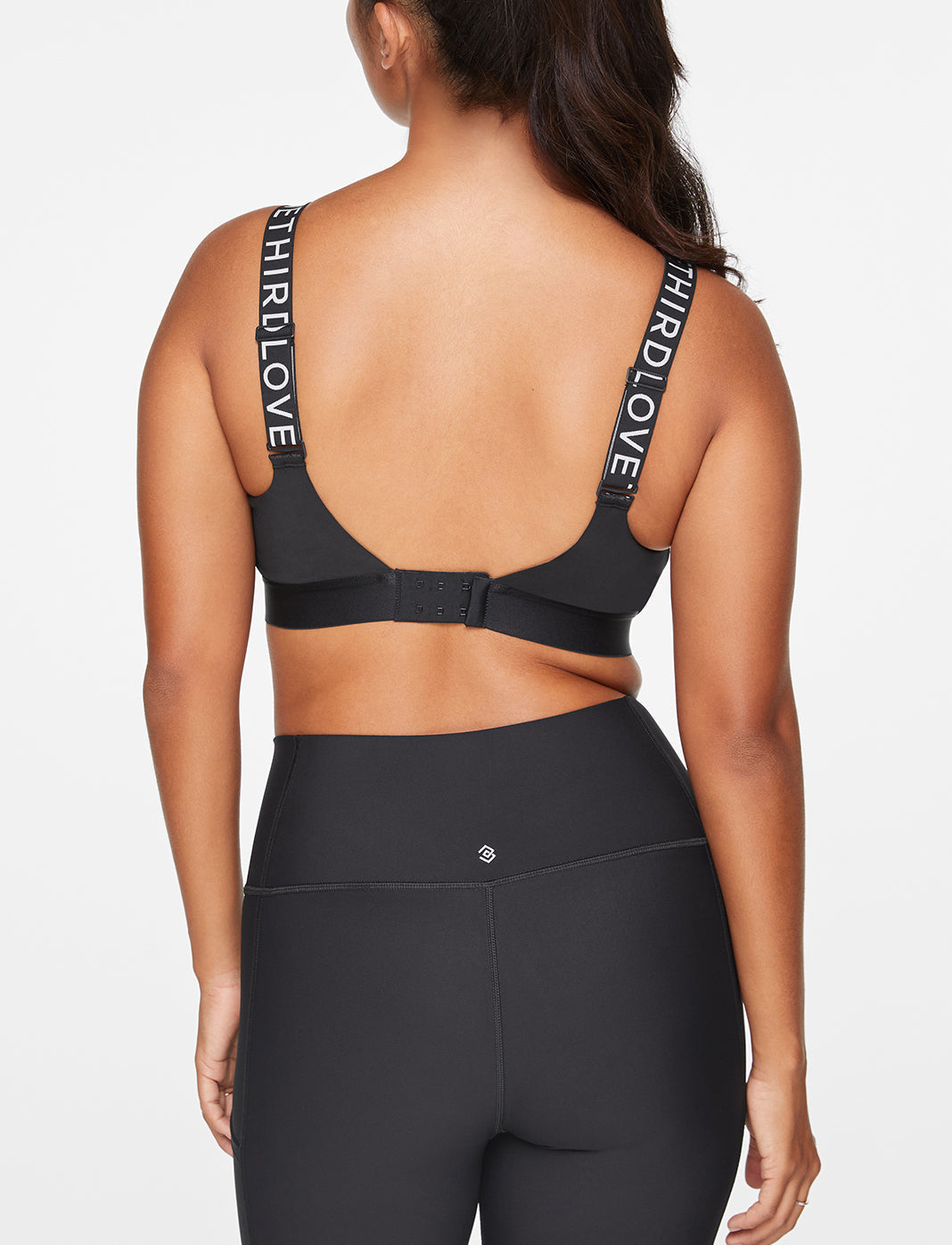 Black Kinetic Adjustable Sports Bra