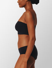 Black Seamless Cloud Cotton Wireless Bandeau