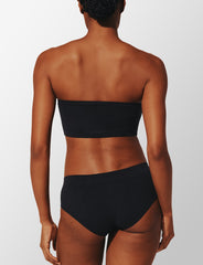 Black Seamless Cloud Cotton Wireless Bandeau