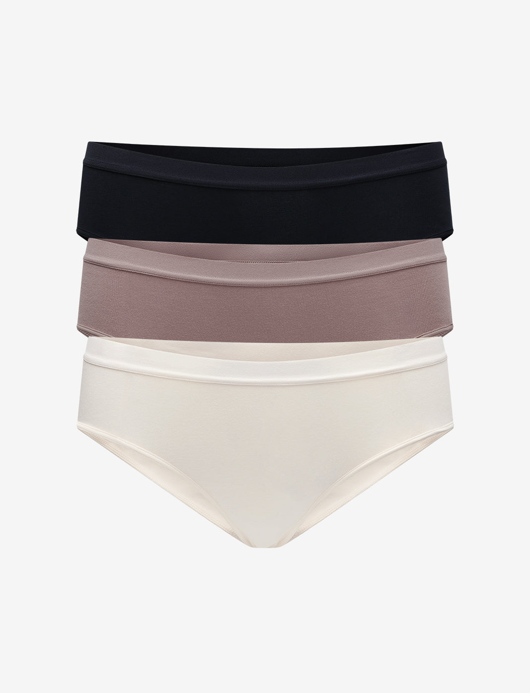 Black Twilight Organic Cloud Cotton Hipster 3 Pack Box