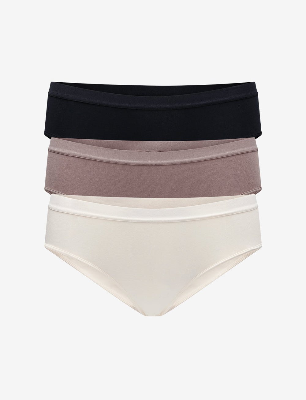 Black Twilight Organic Cloud Cotton Hipster 3 Pack Box