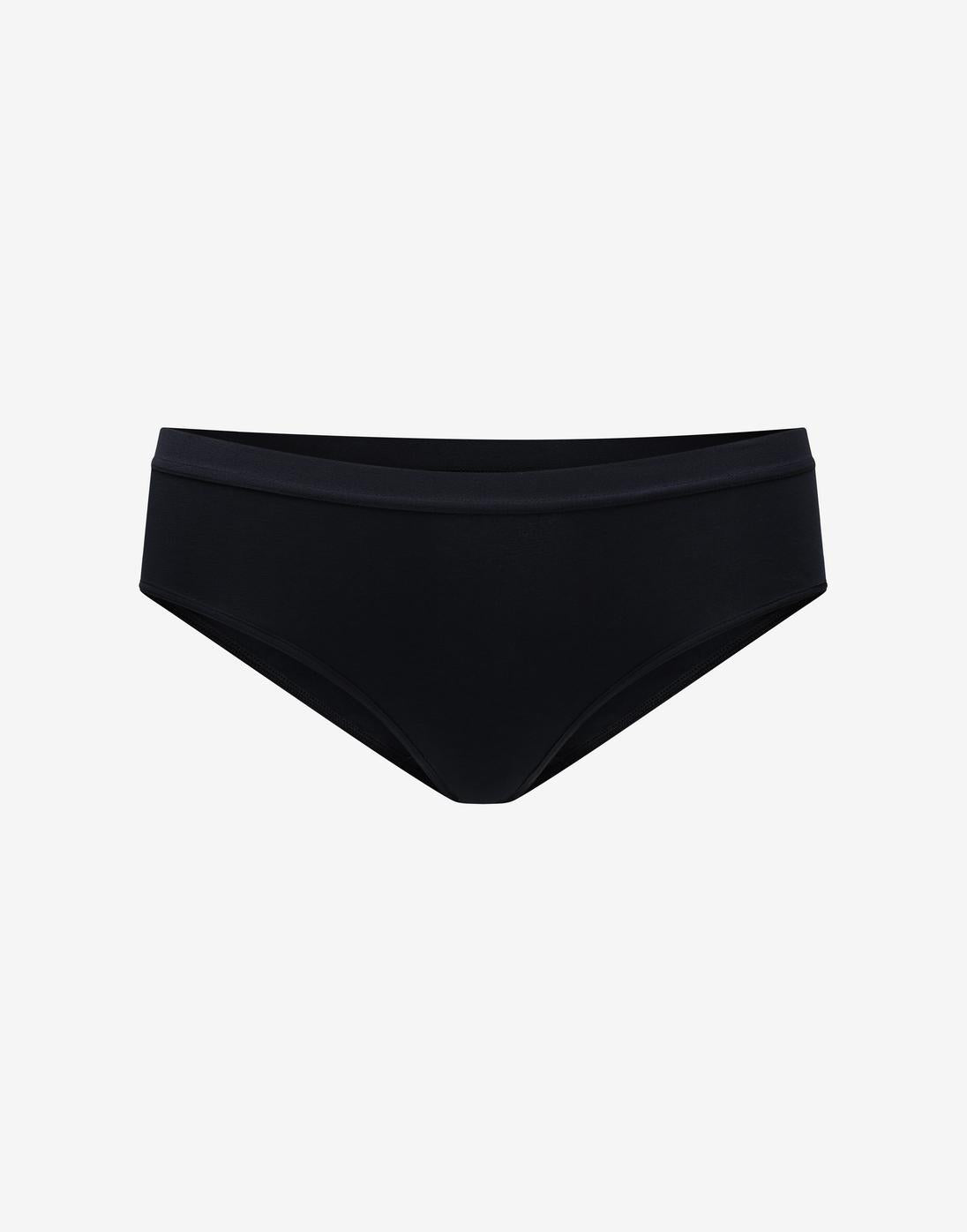 Black Organic Cloud Cotton Hipster