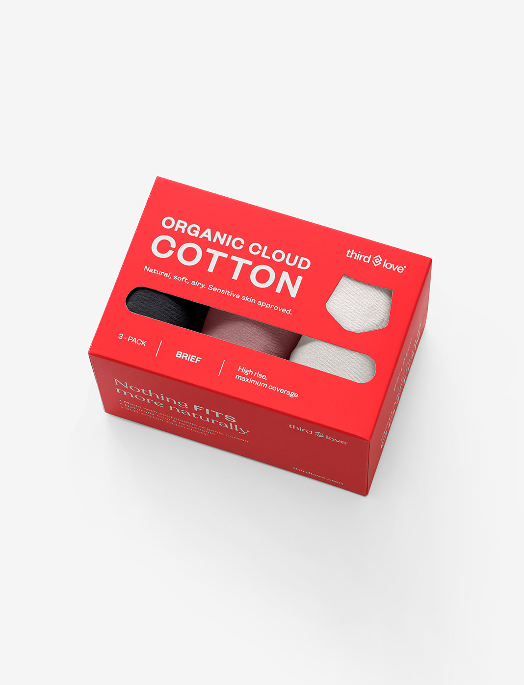 Black-Twilight-Ss Organic Cloud Cotton Brief 3 Pack Box