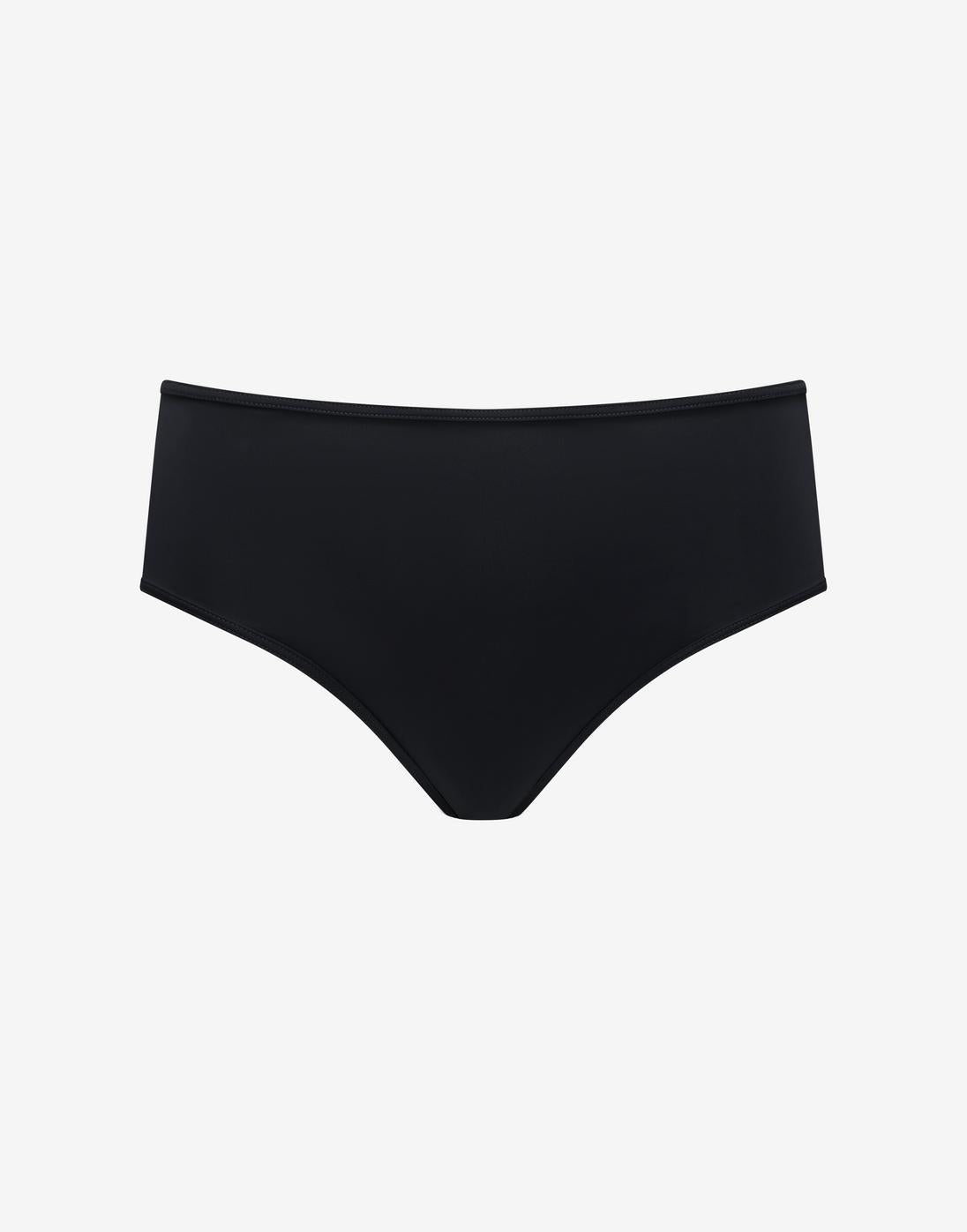 Black High Waist Thong