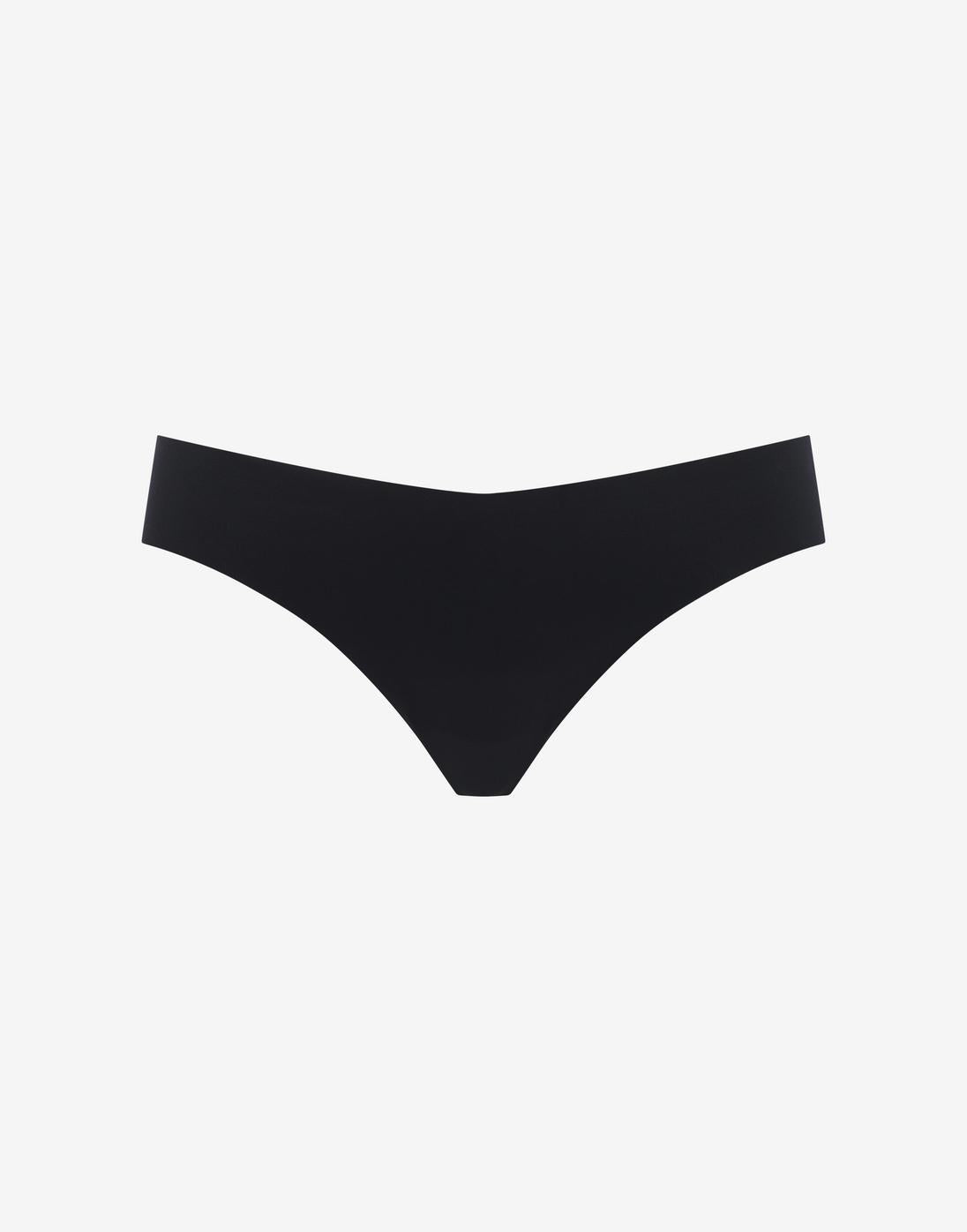 Black No-Show Thong