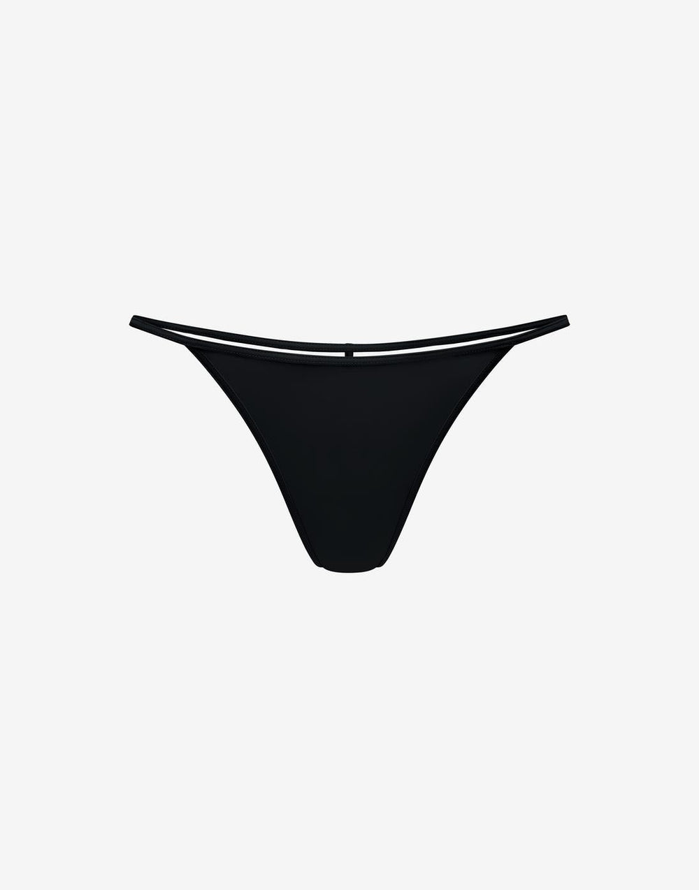 Black T-String Thong
