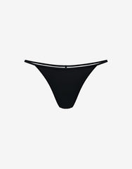 Black T-String Thong