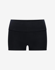 Black Organic Cloud Cotton High Waist Short