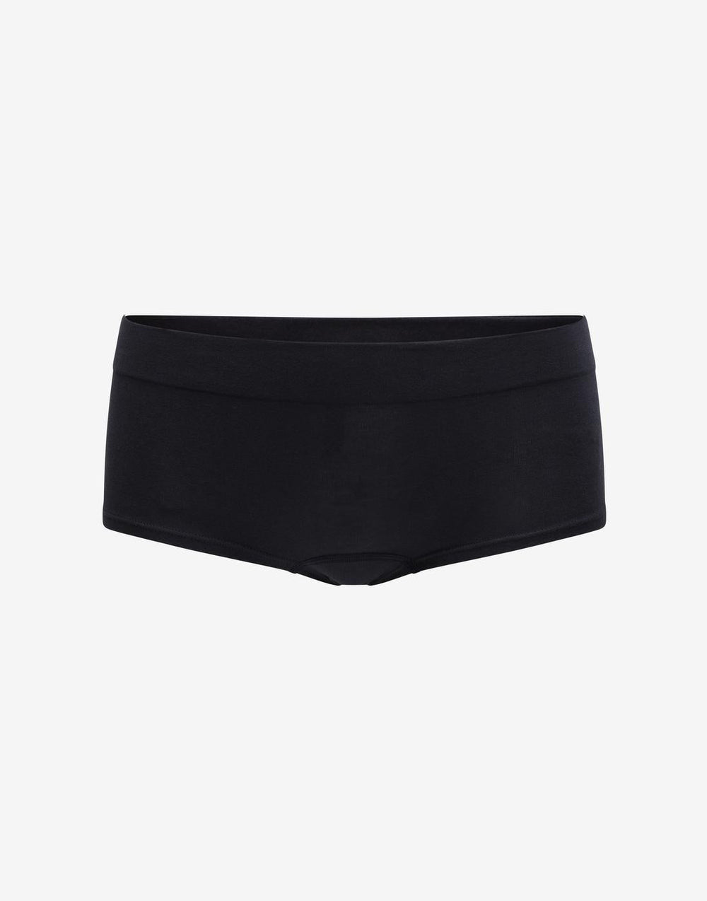 Black Seamless Cloud Cotton Boyshort